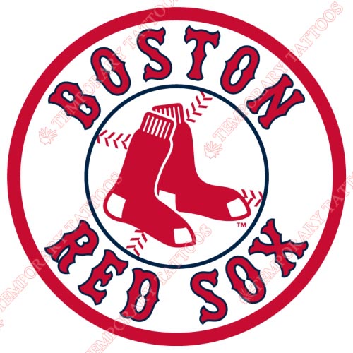 Boston Red Sox Customize Temporary Tattoos Stickers NO.1454